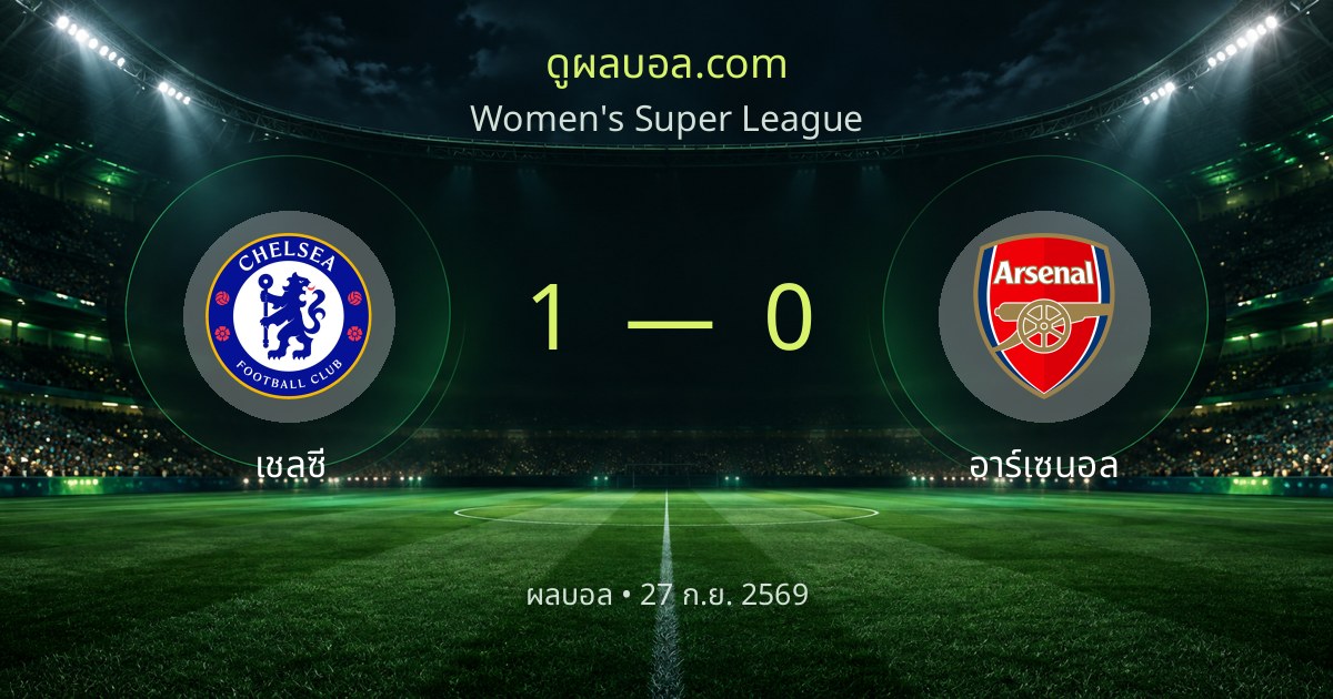 Chelsea 1–0 Arsenal | Match report