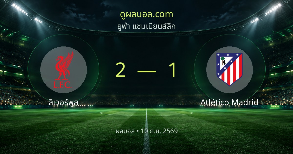 Liverpool 2–1 Atlético Madrid | 比赛总结